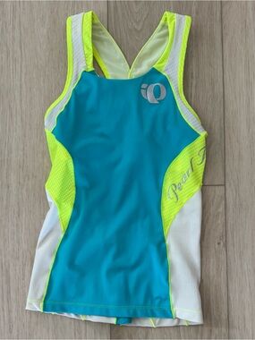 Pearl Izumi women’s Elite Medium sleeveless triathlon cycling tank jersey top